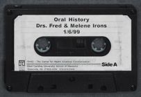 Oral History Interview with Drs. Fred and Malene Irons